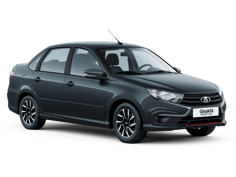 Купить Lada Granta Sportline в Волгограде - СЕРЕБРИСТО-ТЕМНО-СЕРЫЙ "БОРНЕО" (633) - МЕТАЛЛИК
